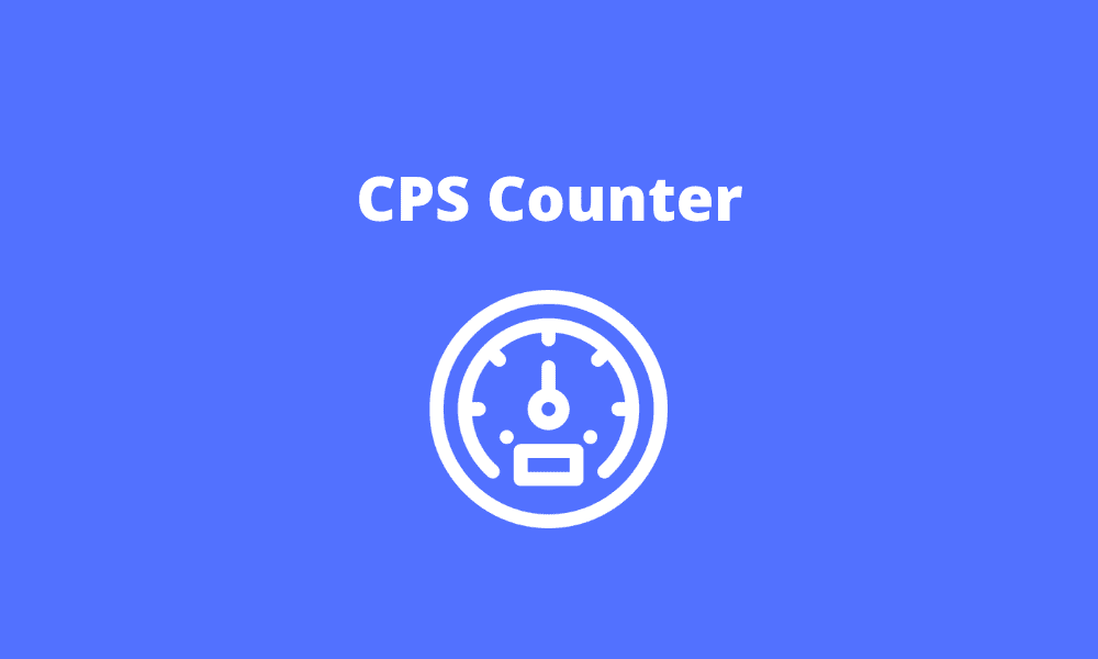 Accuracy of CPS Counter
