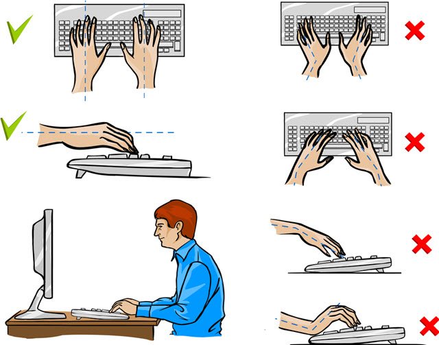 Sit Comfortably with a Relaxing Hand Position